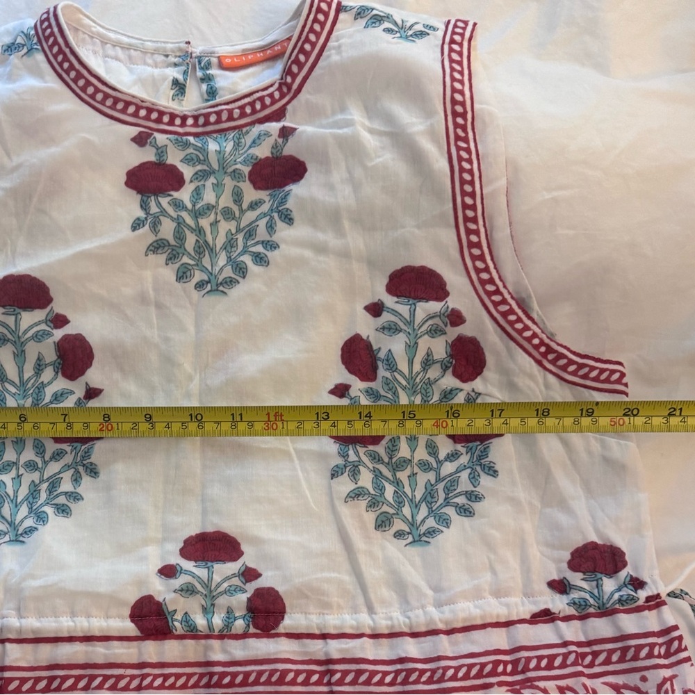 OLIPHANT Sleeveless Piped Maxi - Napa Red large - Picture 8 of 8